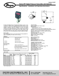 Thumbnail of document Manual - DPT Digital Pressure Transmitter with Switches